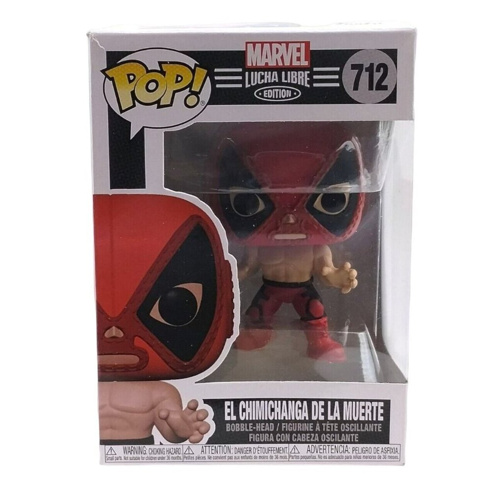 Funko Pop El Chimichanga De La Muerte No 712 Marvel Lucha Libre Luchadores Vinyl
